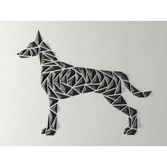 DGEmily Geometric Malinois Wall Art | Large-Scale Wall Decor | Custom Sizes!! - Picture 3 of 4